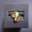 Women's Ring - Yellow Gold 14k (.585) 3.8 grams Size 8.5
