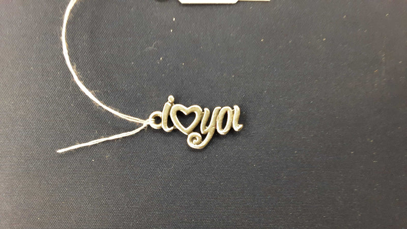 Descriptive Pendant Silver 1.4 grams