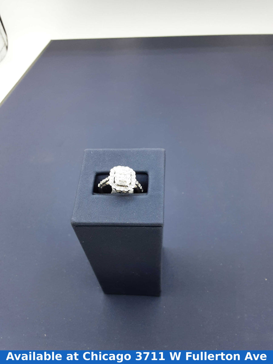 Women's Ring - White Gold 14k (.585) 3.1 grams Size 20