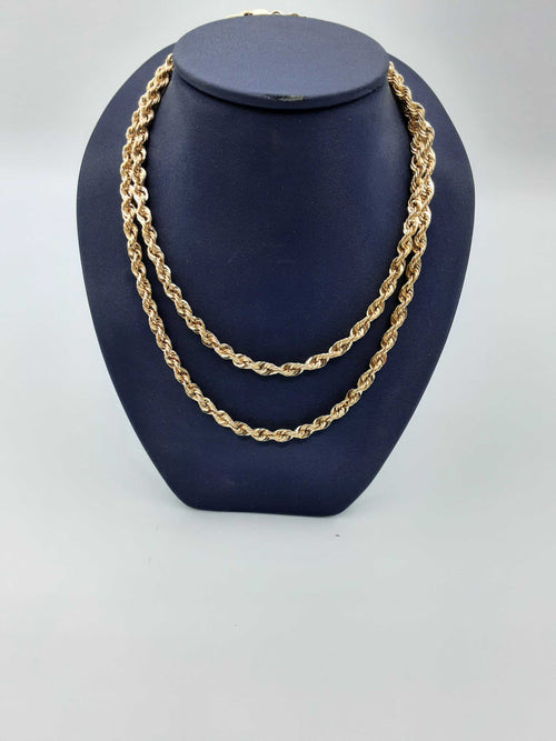 Rope Chain - Yellow Gold 10k (.417) 7 grams 24 inch