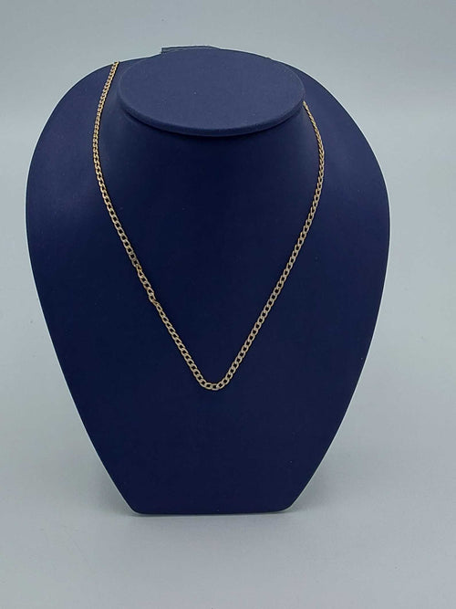 Cuban Link Chain - Yellow Gold 10k (.417) 2 grams 17 inch