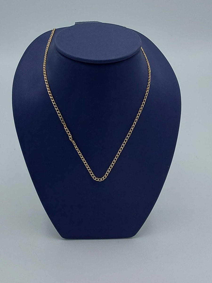 Cuban Link Chain - Yellow Gold 10k (.417) 2 grams 17 inch