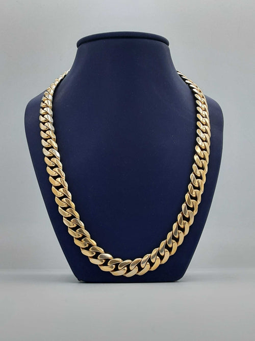 Cuban Link Chain - Yellow Gold 14k (.585) 109 grams 18 inch