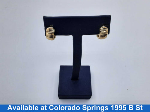 Bangle Earrings - Yellow Gold 14k (.585) 1.9 grams