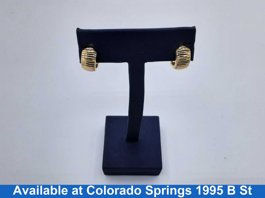 Bangle Earrings - Yellow Gold 14k (.585) 1.9 grams