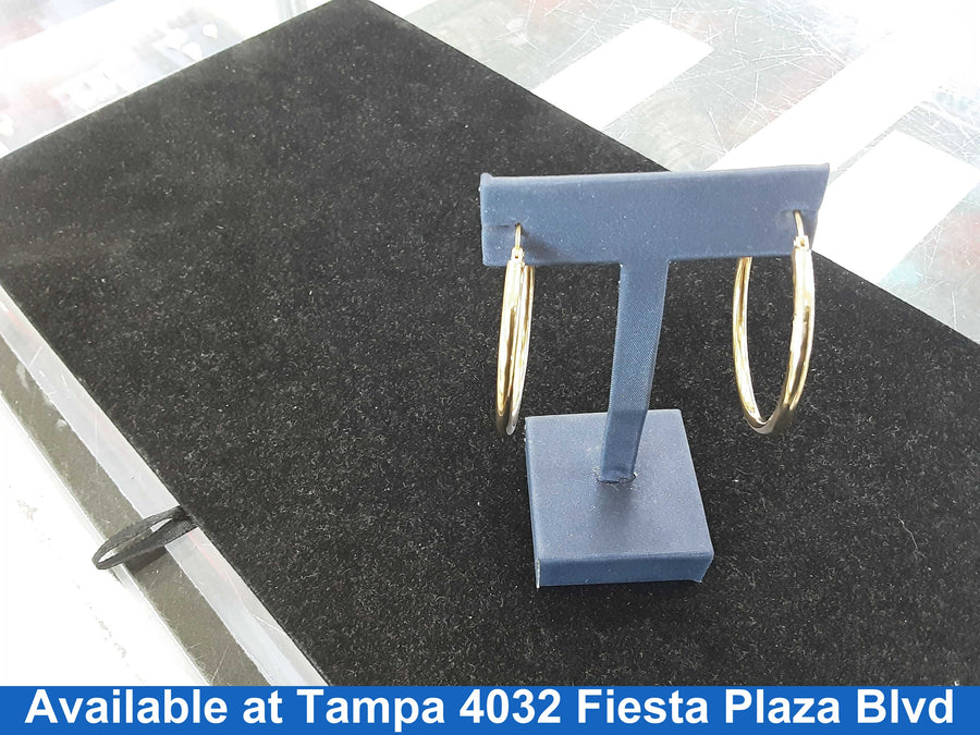 Bangle Earrings - Yellow Gold 10k (.417) 3.8 grams