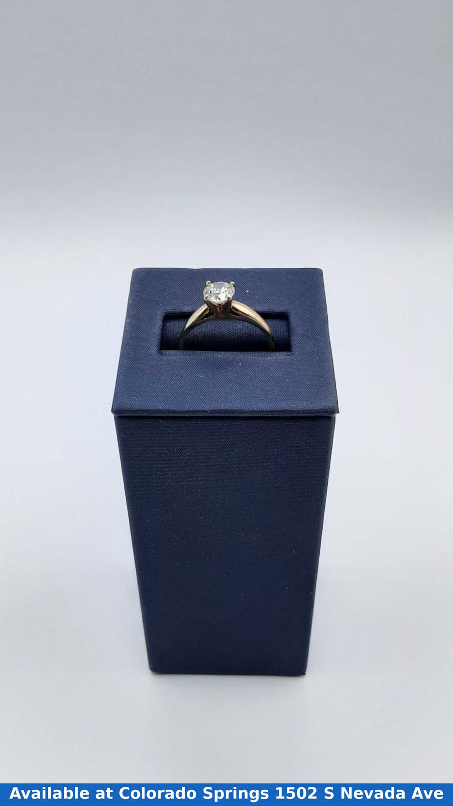 Women's Ring - Solitaire - Yellow Gold 10k (.417) 2 grams Size 8