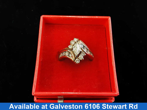 Women's Ring - Yellow Gold 10k (.417) 11.3 grams Size 7