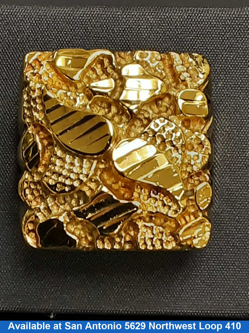 Men's Ring - Yellow Gold 10k (.417) 11.2 grams Size 13.5