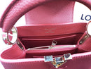 Louis Vuitton Red Capucine Red Purse / Handbag