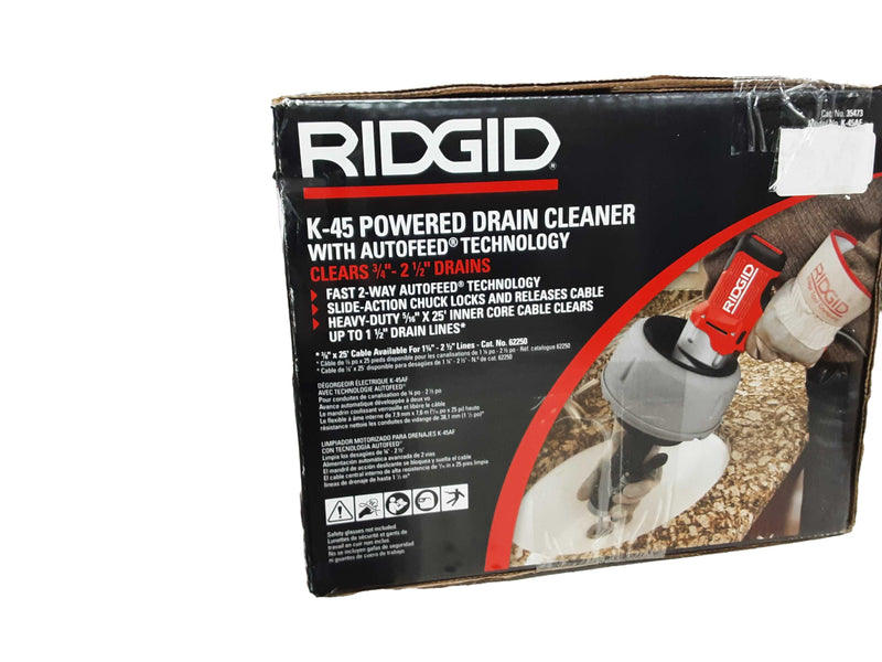 Ridgid 35473 Red Electric Drain Snake