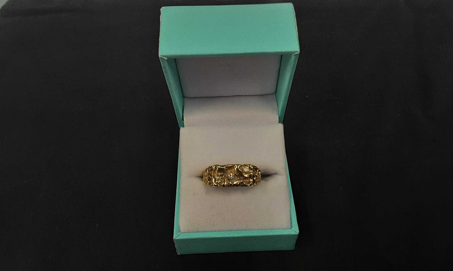 Men's Ring - Yellow Gold 10k (.417) 14.5 grams Size 11