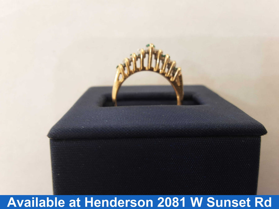 Women's Ring - Anniversary - Yellow Gold 10k (.417) 2.9 grams Size 8