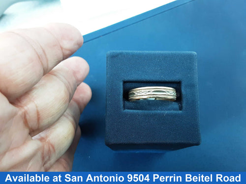 Ring - Wedding Band - Yellow Gold 10k (.417) 2.3 grams Size 11