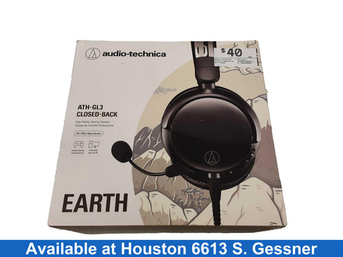 Audio-technica Ath-gl3 Black Stereo Headphone