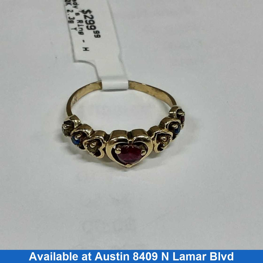 Women's Ring - Yellow Gold 10k (.417) 2.3 grams Size 8.5