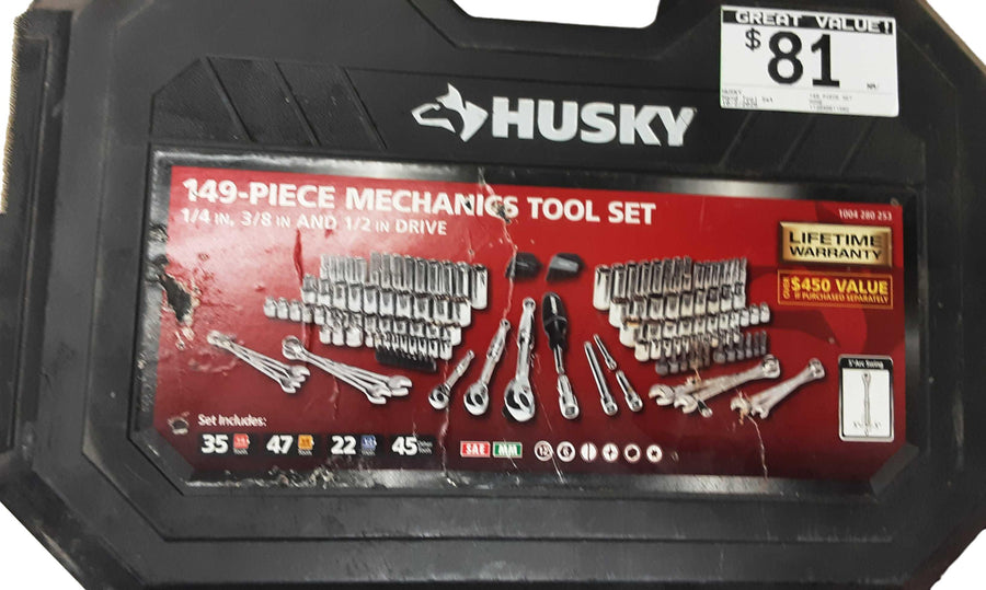 Husky 149 Piece Set Silver Misc. Hand Tool