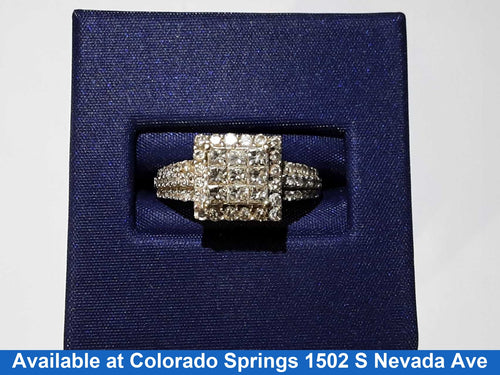 Women's Ring - White Gold 14k (.585) 4.9 grams Size 7.5