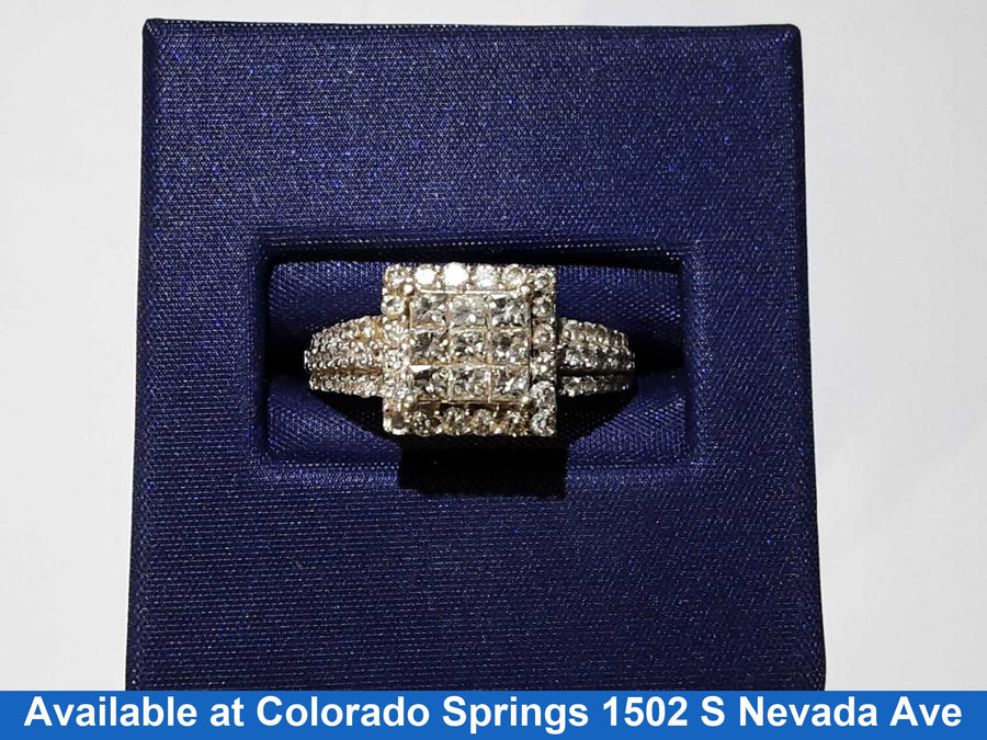 Women's Ring - White Gold 14k (.585) 4.9 grams Size 7.5