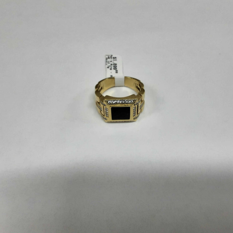 Men's Ring - Yellow Gold 14k (.585) 12.7 grams Size 7.5