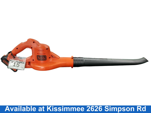 Black And Decker Llsw221 Orange Cordless Leaf Blower