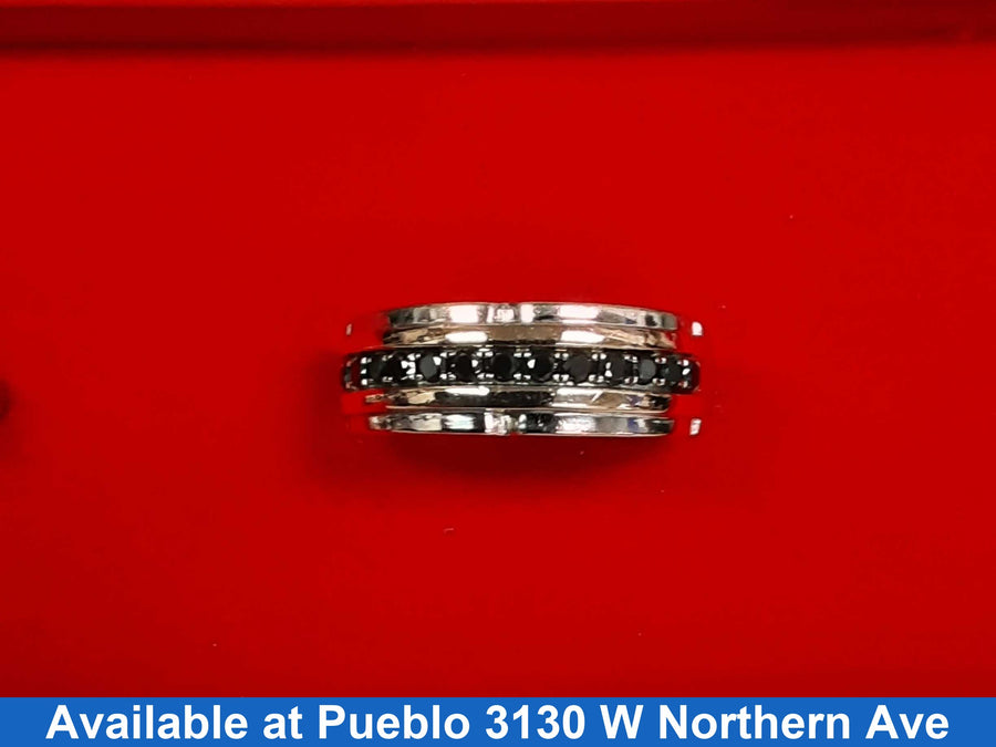 Men's Ring - White Gold 10k (.417) 7.6 grams Size 12