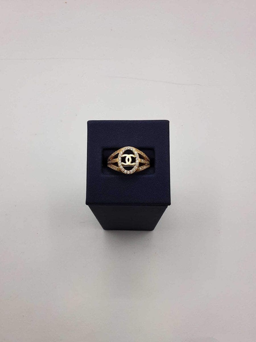 Women's Ring - Yellow Gold 14k (.585) 3.3 grams Size 20
