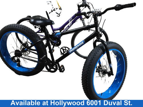 Mongoose Dolomite Blue Fat Tire Bike