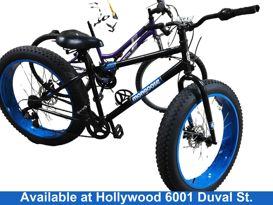 Mongoose Dolomite Blue Fat Tire Bike