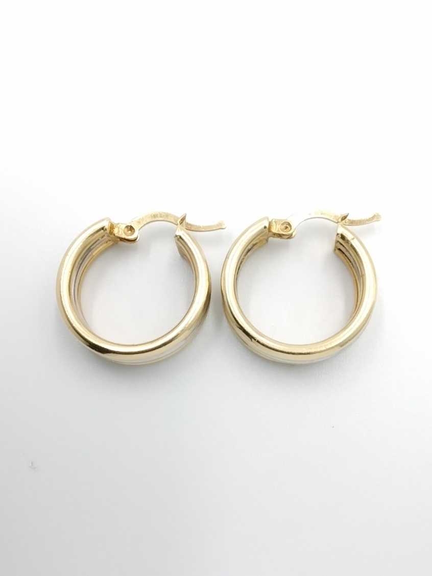 Bangle Earrings - Yellow Gold 14k (.585) 3.8 grams
