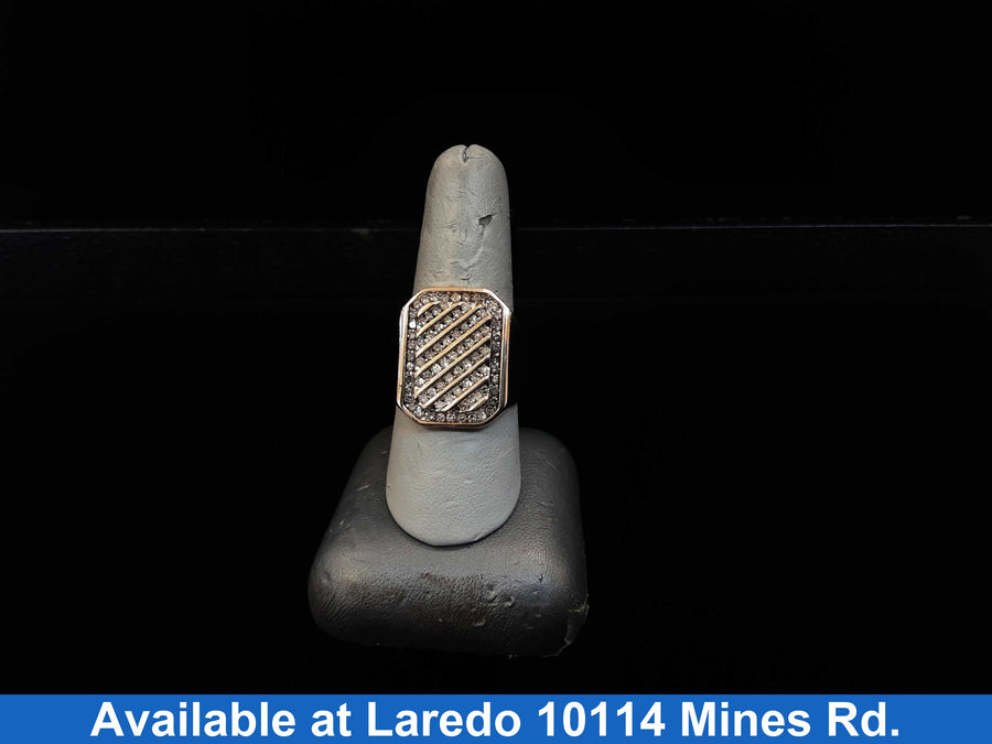 Men's Ring - Yellow Gold 10k (.417) 5.2 grams Size 9