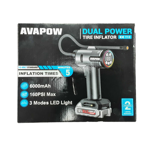 Avapow T12 Black Inflator