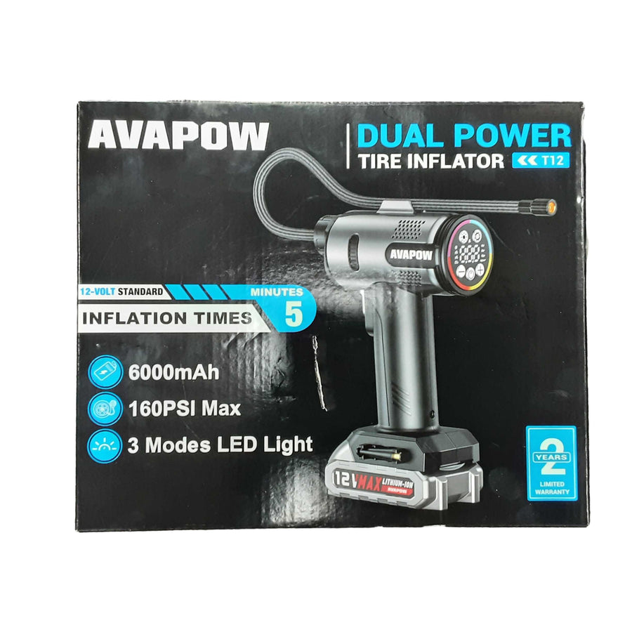 Avapow T12 Black Inflator
