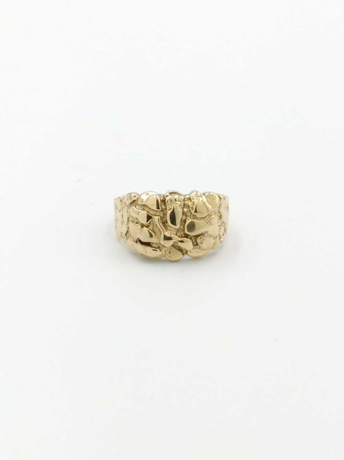 Men's Ring - Yellow Gold 10k (.417) 4.6 grams Size 10.5