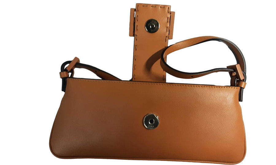 Fendi Baby B. Small Bag Orange Purse / Handbag