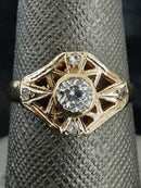 Women's Ring - Yellow Gold 14k (.585) 2.4 grams Size 9