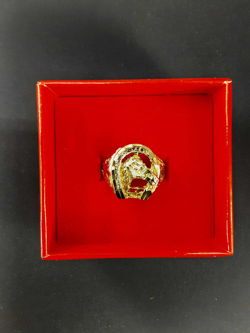 Men's Ring - Yellow Gold 10k (.417) 4.5 grams Size 20