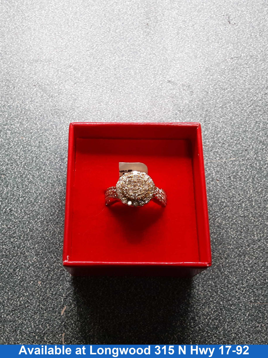 Ring - Engagement Set - Yellow Gold 10k (.417) 5.5 grams Size 7