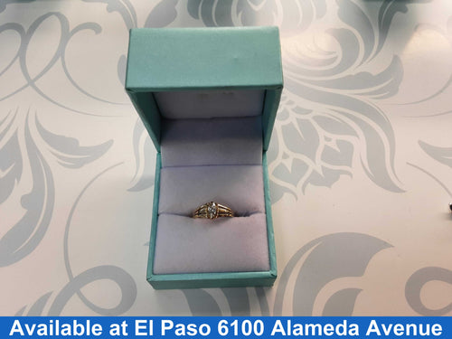 Women's Ring - Yellow Gold 10k (.417) 1 grams Size 20