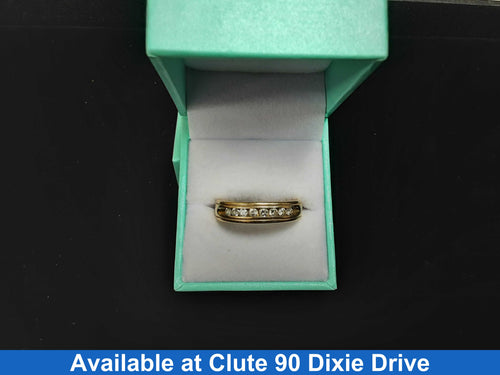 Ring - Wedding Band - Yellow Gold 14k (.585) 7.1 grams Size 12