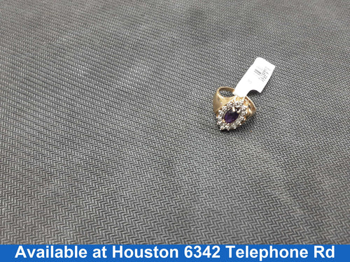 Women's Ring - Yellow Gold 10k (.417) 2.8 grams Size 6.5