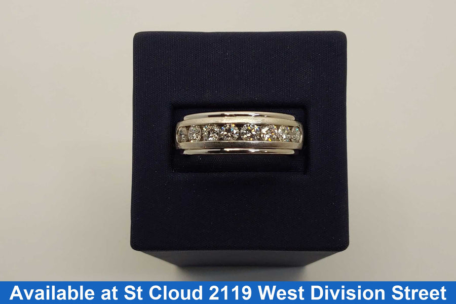 Ring - Wedding Band - White Gold 10k (.417) 7.49 grams Size 10