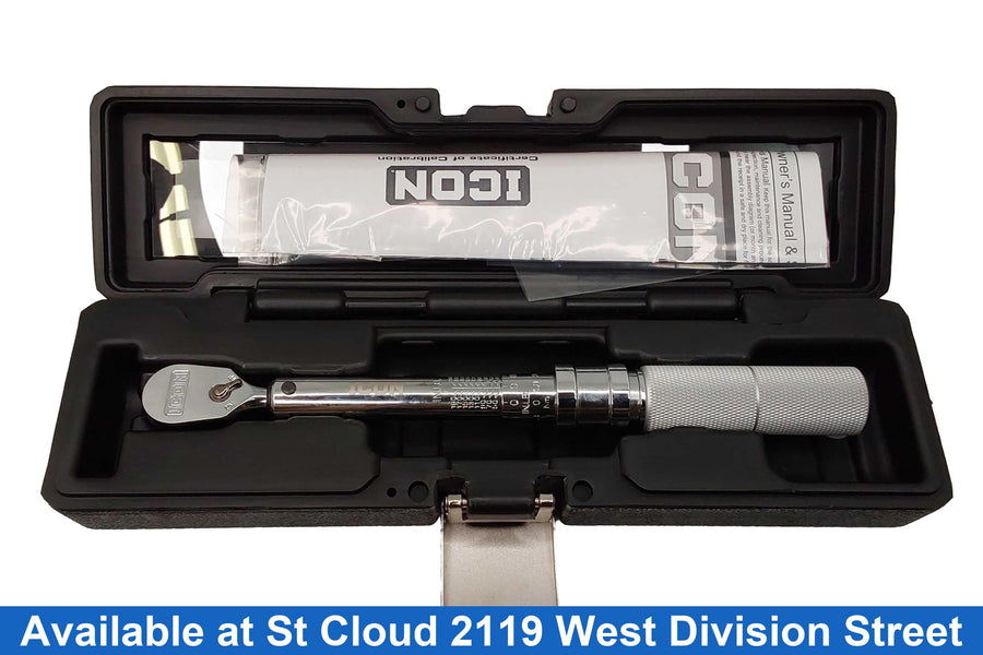Icon 3/8 Torque Wrench Black Hand Ratchet