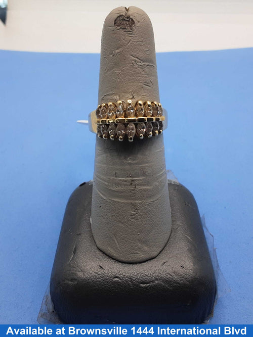 Women's Ring - Yellow Gold 14k (.585) 4.2 grams Size 20