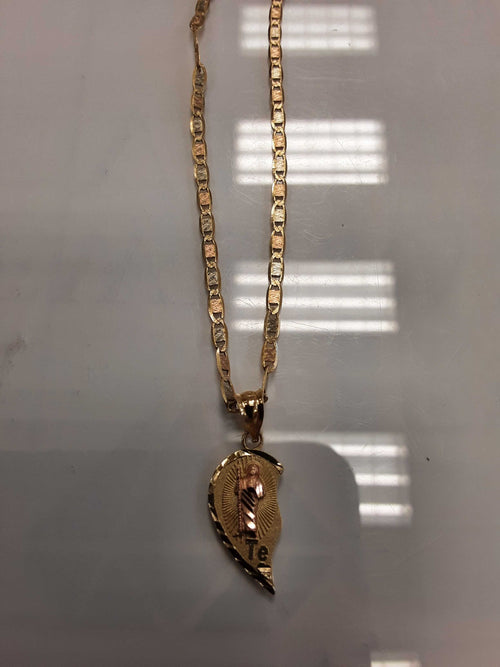 Chain - Tricolor Gold 14k (.585) 6.2 grams 20 inch