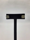 14kt Diamond Cluster Stud Earrings