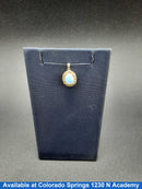 Diamond Pendant - Yellow Gold 14k (.585) 1.2 grams