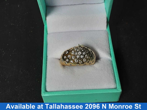 Women's Ring - Yellow Gold 14k (.585) 8.1 grams Size 8.5