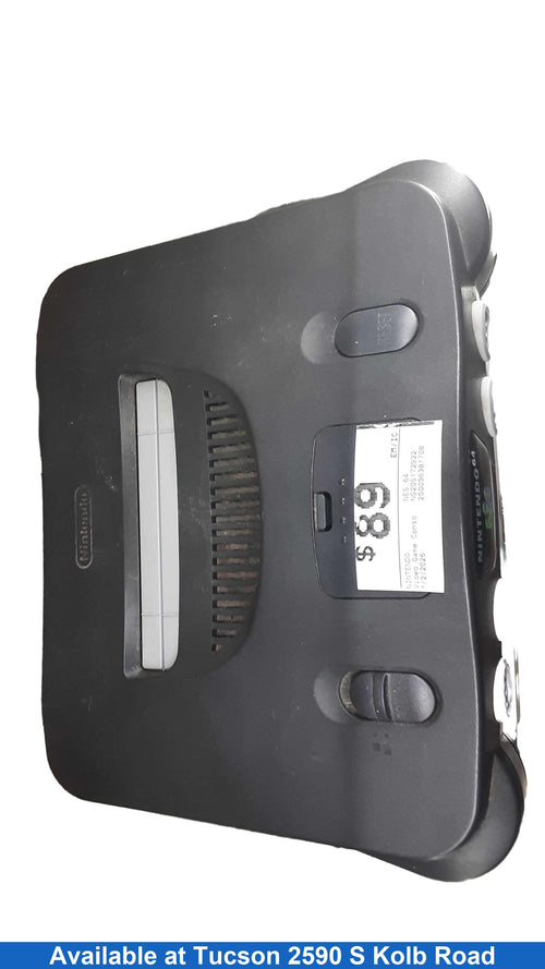 Nintendo Nes 64 Black Video Game Console