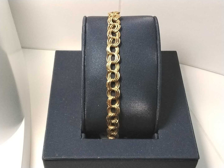 Cable Bracelet - Yellow Gold 10k (.417) 7.4 grams 5 inch